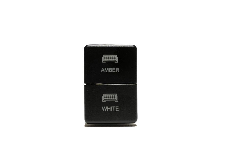 Small Style Dual Function Toyota OEM Style "AMBER & WHITE" Switch 3 Small Style Dual Function Toyota OEM Style "AMBER & WHITE" Switch