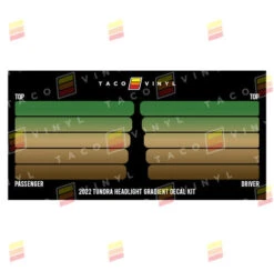 2022+ Tundra Headlight Gradient Decal Kit 35 2022+ Tundra Headlight Gradient Decal Kit -Car Parts Shop Earth Tundra Headlight