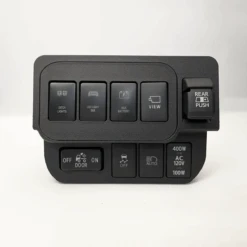 Base Switch Panel For 4 Small Switches Fits 2016 - 2023 Tacoma (Double Cab) -Car Parts Shop GO 001 Base Switch Panel 3