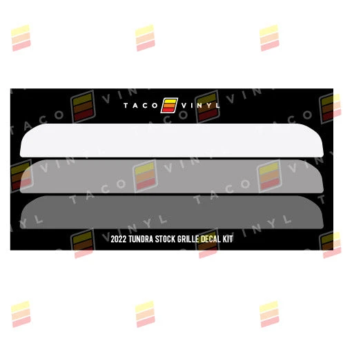 2022+ Tundra Offroad Grille Decal 9 2022+ Tundra Offroad Grille Decal - Image 7