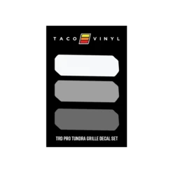 Tundra Pro Grille Decals -Car Parts Shop GrayScheme