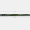 32" Slim Single Row LED Bar -Car Parts Shop Grey Background 0011 30inchSingleRowFrontFull
