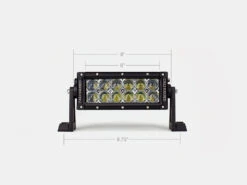 8" Dual Row 5D Optic OSRAM LED Bar