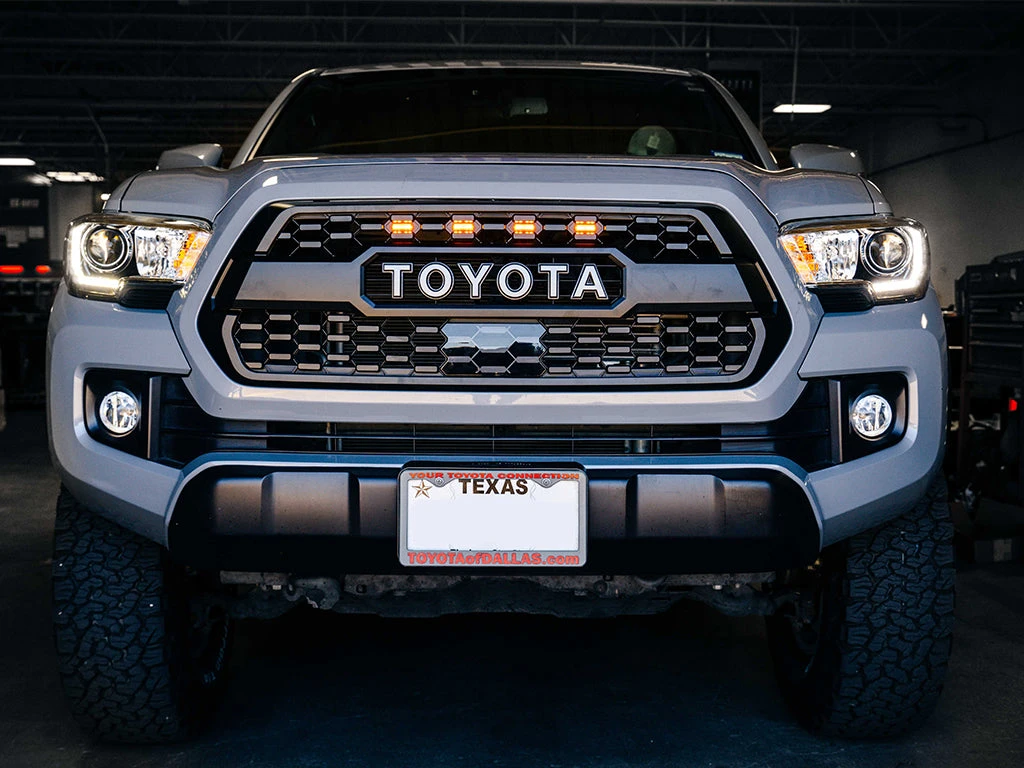 TRD Pro Grille Raptor LED Light Kit For 2016-2023 TOYOTA TACOMA 12 TRD Pro Grille Raptor LED Light Kit For 2016-2023 TOYOTA TACOMA - Image 10