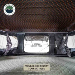 HD Bundu Hard Shell Pop Up Roof Top Tent - Grey Body & Green Rainfly -Car Parts Shop HD Bundu Hard Shell Pop Up Roof Top Tent Grey Body Green Rainfly 7105 61420.1706665726