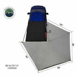 HD Nomadic 270 LT Awning - Dark Gray With Black Travel Cover Universal -Car Parts Shop HDNomadic270LTAwning DarkGrayWithBlackTravelCoverUniversal5