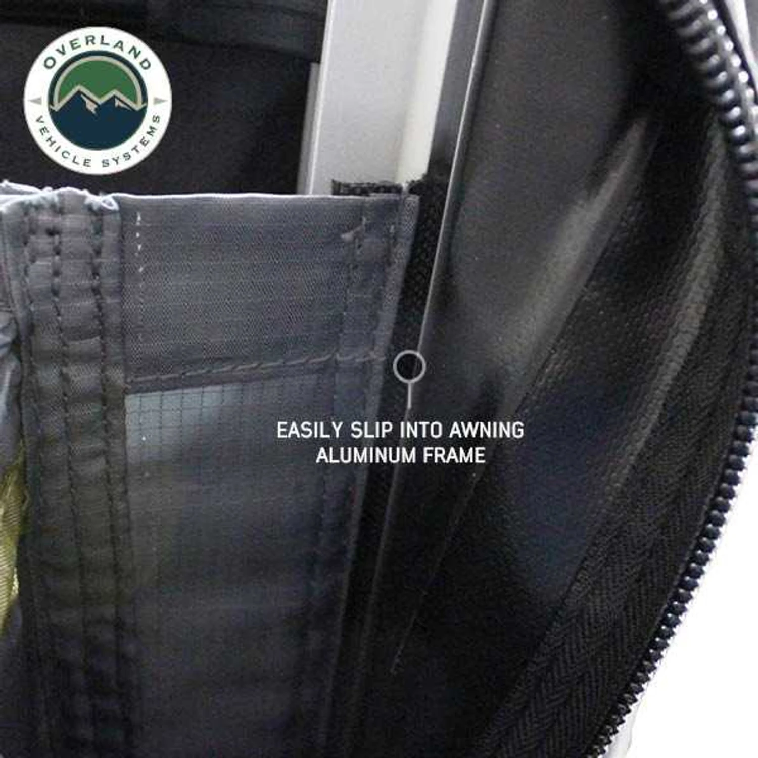 HD Nomadic Awning Room Enclosure, Grey Body, Green Trim (4 Walls & Floor) 11 HD Nomadic Awning Room Enclosure, Grey Body, Green Trim (4 Walls & Floor) - Image 9