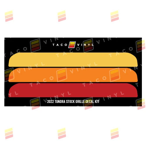 2022+ Tundra Offroad Grille Decal 4 2022+ Tundra Offroad Grille Decal - Image 2