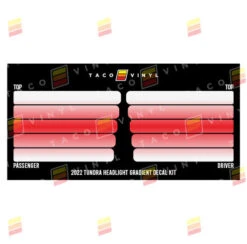 2022+ Tundra Headlight Gradient Decal Kit 36 2022+ Tundra Headlight Gradient Decal Kit -Car Parts Shop Japan Tundra Headlight