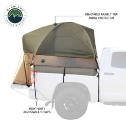 LD TACT Truck Bed Tents - Tan Body & Green Rainfly -Car Parts Shop LD TACT Truck Bed Tents Tan Body Green Rainfly 7232 90558.1707766405