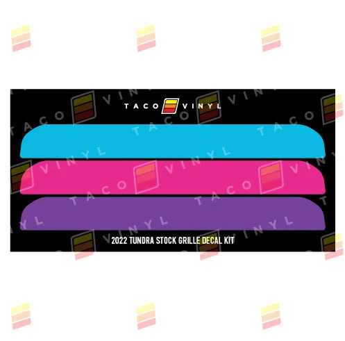 2022+ Tundra Offroad Grille Decal 12 2022+ Tundra Offroad Grille Decal - Image 10