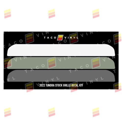 2022+ Tundra Offroad Grille Decal 18 2022+ Tundra Offroad Grille Decal - Image 16