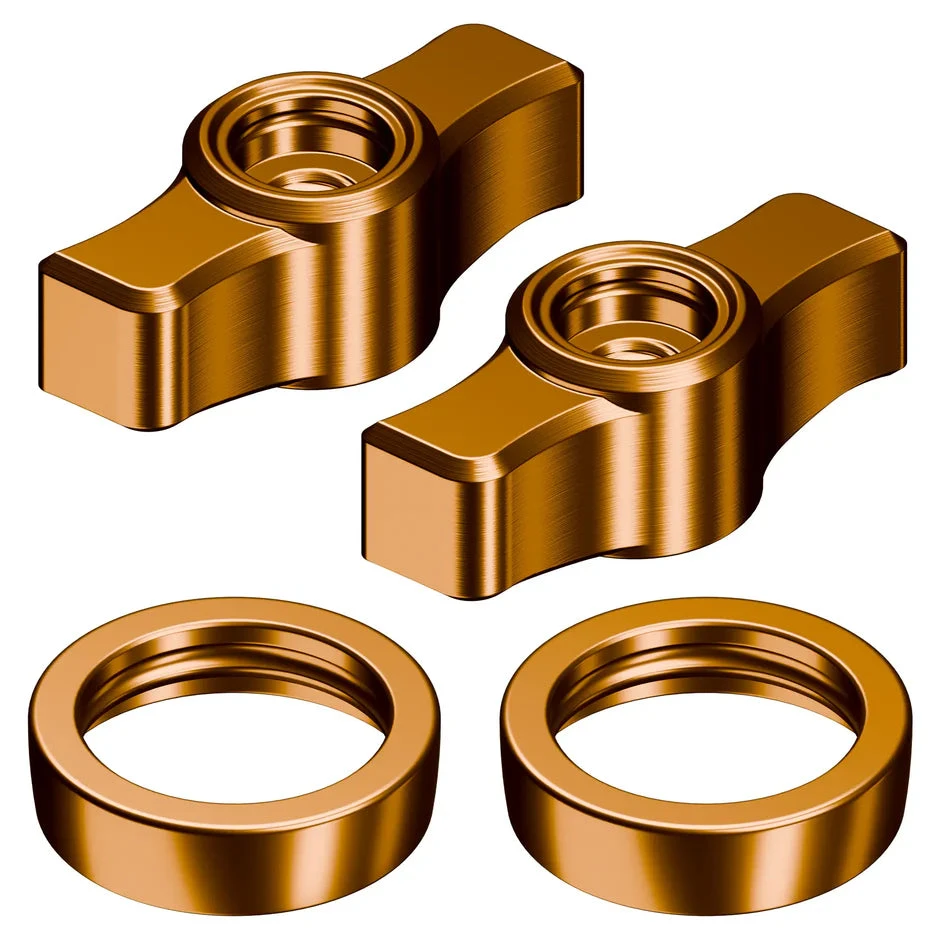 Billet Knob And Ring Accent Kits Compatible With Tackform DuraLock™ Arms Only 4 Billet Knob And Ring Accent Kits Compatible With Tackform DuraLock™ Arms Only - Image 2