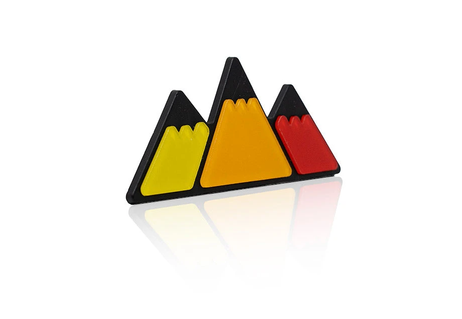 Tri-Color Mountain Badge Emblem For 4Runner, Tacoma, Tundra 5 Tri-Color Mountain Badge Emblem For 4Runner, Tacoma, Tundra - Image 3