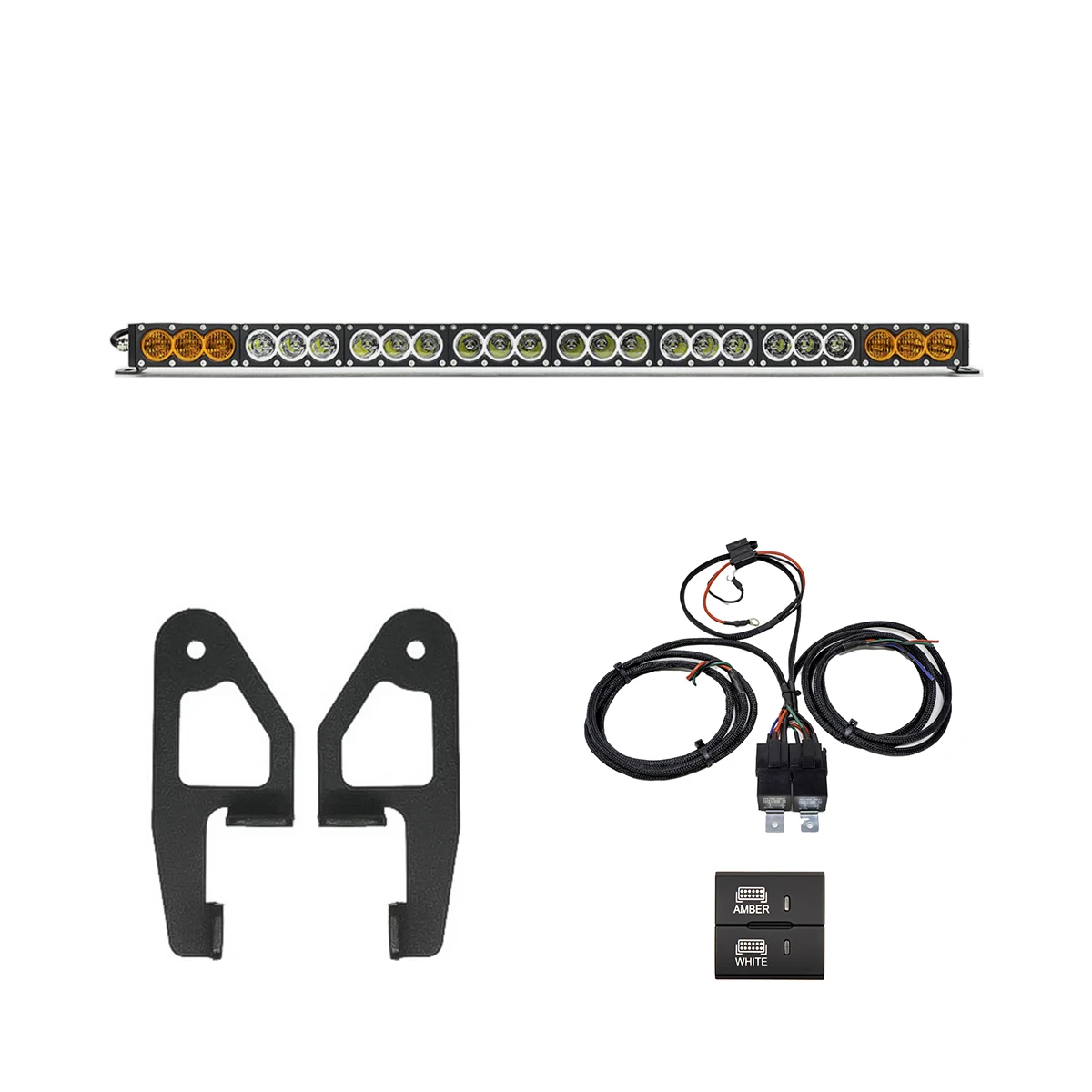 Premium Roof Rack Front Light Bar Kit For Toyota Tacoma 2024+ 6 Premium Roof Rack Front Light Bar Kit For Toyota Tacoma 2024+ - Image 4