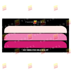 2022+ Tundra Offroad Grille Decal 28 2022+ Tundra Offroad Grille Decal -Car Parts Shop Pink 2022tundra
