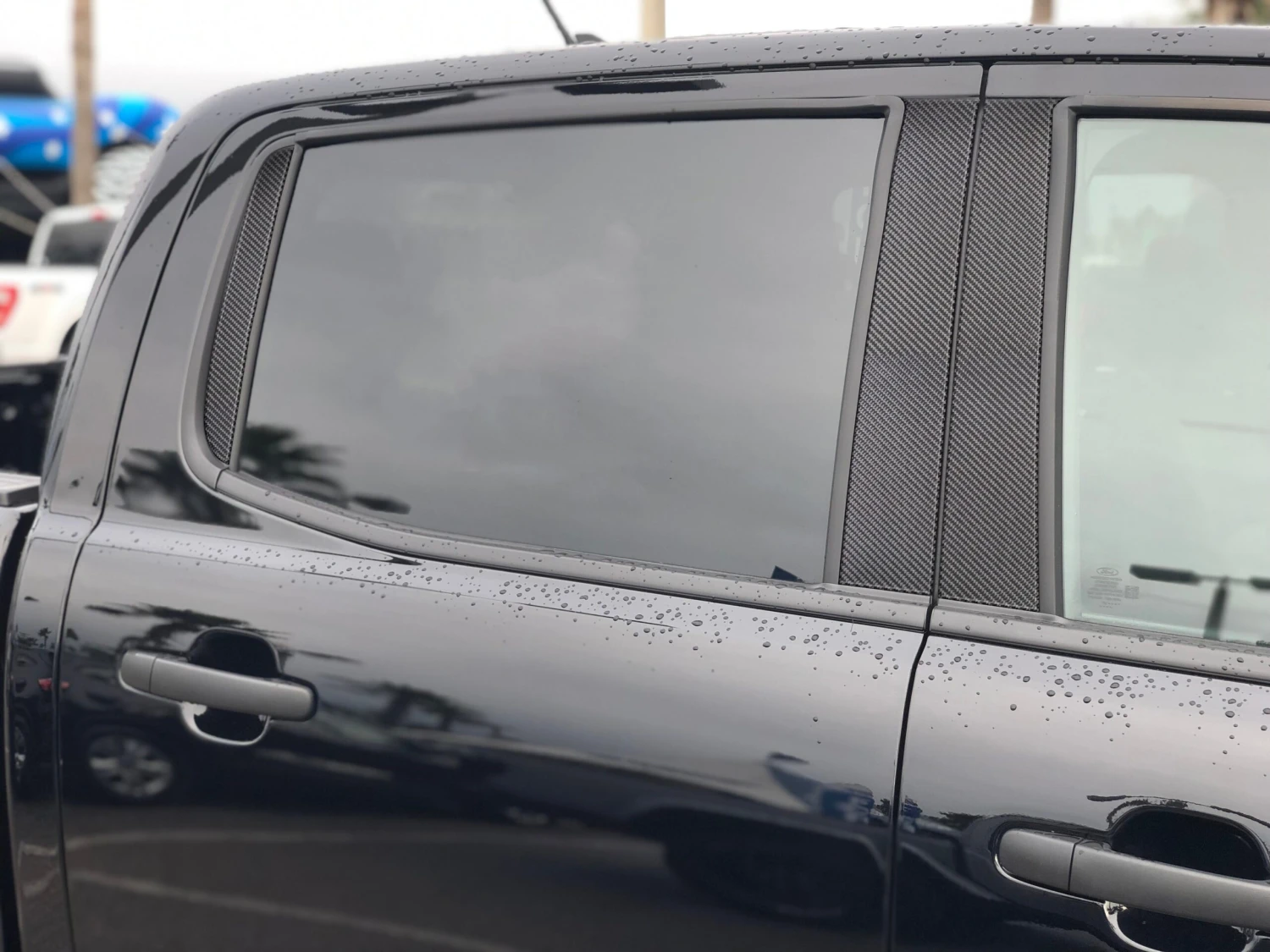 Door Pillar (B+C) Overlays Fits 2019-2023 Ford Ranger SuperCrew 4 Door Pillar (B+C) Overlays Fits 2019-2023 Ford Ranger SuperCrew - Image 2