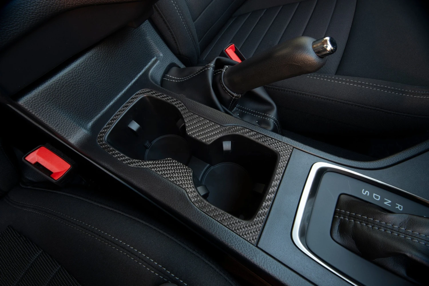 Center Cup Holder Accent Overlay Fits 2019-2023 Ford Ranger 4 Center Cup Holder Accent Overlay Fits 2019-2023 Ford Ranger - Image 2