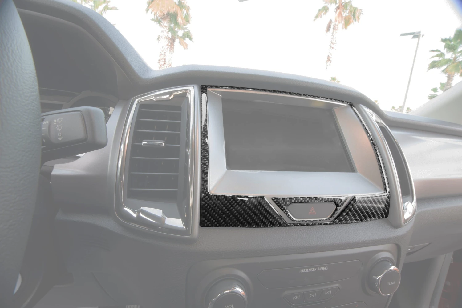 Navigation Display Accent Overlays Fits 2019-2023 Ford Ranger 3 Navigation Display Accent Overlays Fits 2019-2023 Ford Ranger