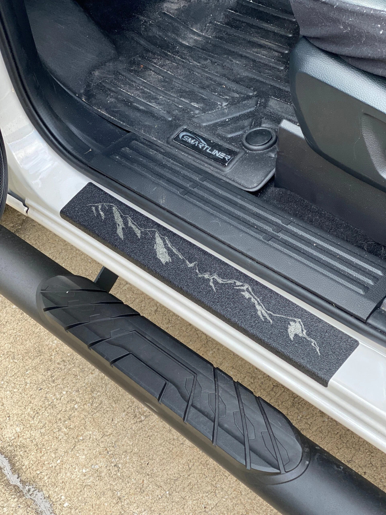 Door Sill Protection Overlays (Textured) Fits 2019-2023 Ford Ranger 4 Door Sill Protection Overlays (Textured) Fits 2019-2023 Ford Ranger - Image 2