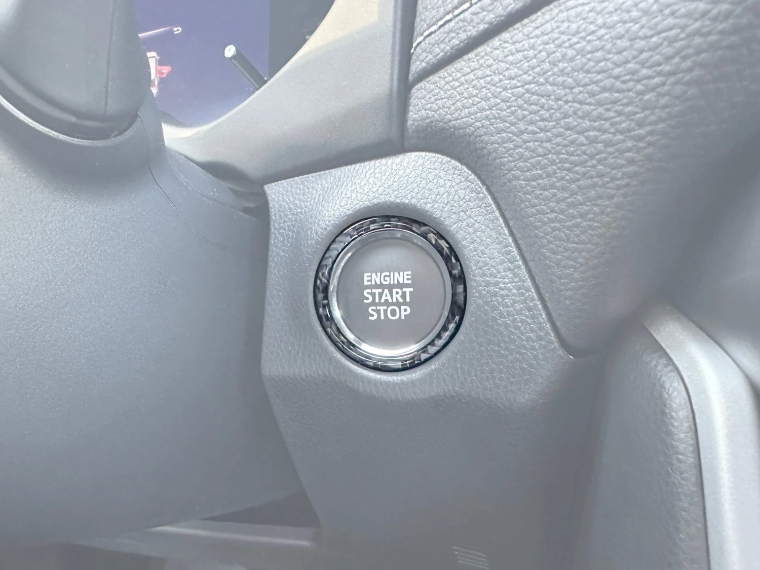 Start Button Accent Trim Fits 2019-2024 Toyota Rav4 3 Start Button Accent Trim Fits 2019-2024 Toyota Rav4