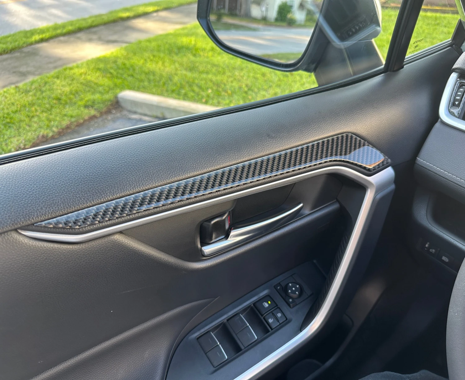 Upper Arm Rest Accent Trim Fits 2019-2024 Toyota Rav4 4 Upper Arm Rest Accent Trim Fits 2019-2024 Toyota Rav4 - Image 2