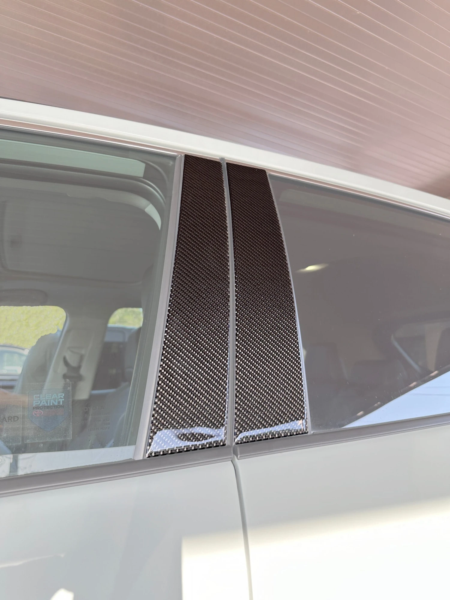 Door Pillar Overlays Fits 2019-2024 Toyota Rav4 3 Door Pillar Overlays Fits 2019-2024 Toyota Rav4