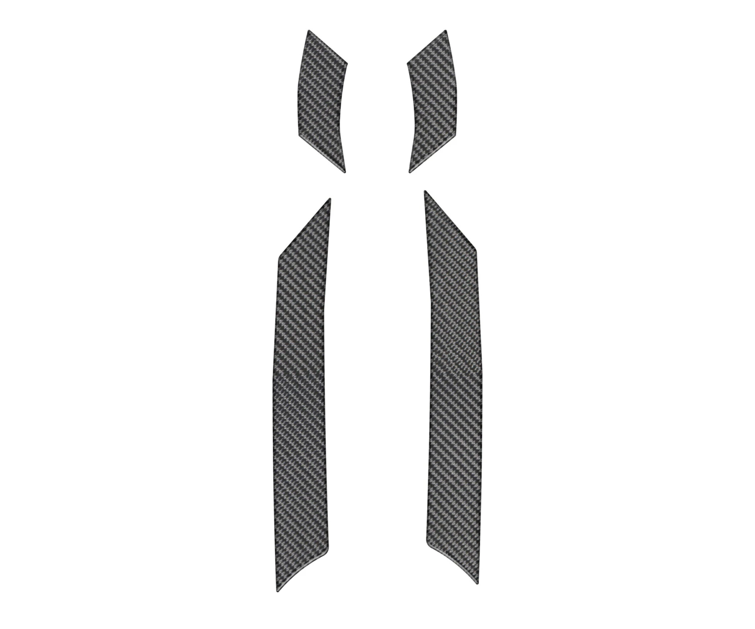 A&D Pillar Overlays Fits 2019-2024 Toyota Rav4 6 A&D Pillar Overlays Fits 2019-2024 Toyota Rav4 - Image 4