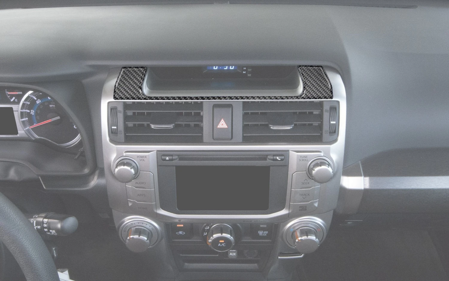 Above Center Air Vent Accent Trim Fits 2014-2024 Toyota 4Runner 3 Above Center Air Vent Accent Trim Fits 2014-2024 Toyota 4Runner