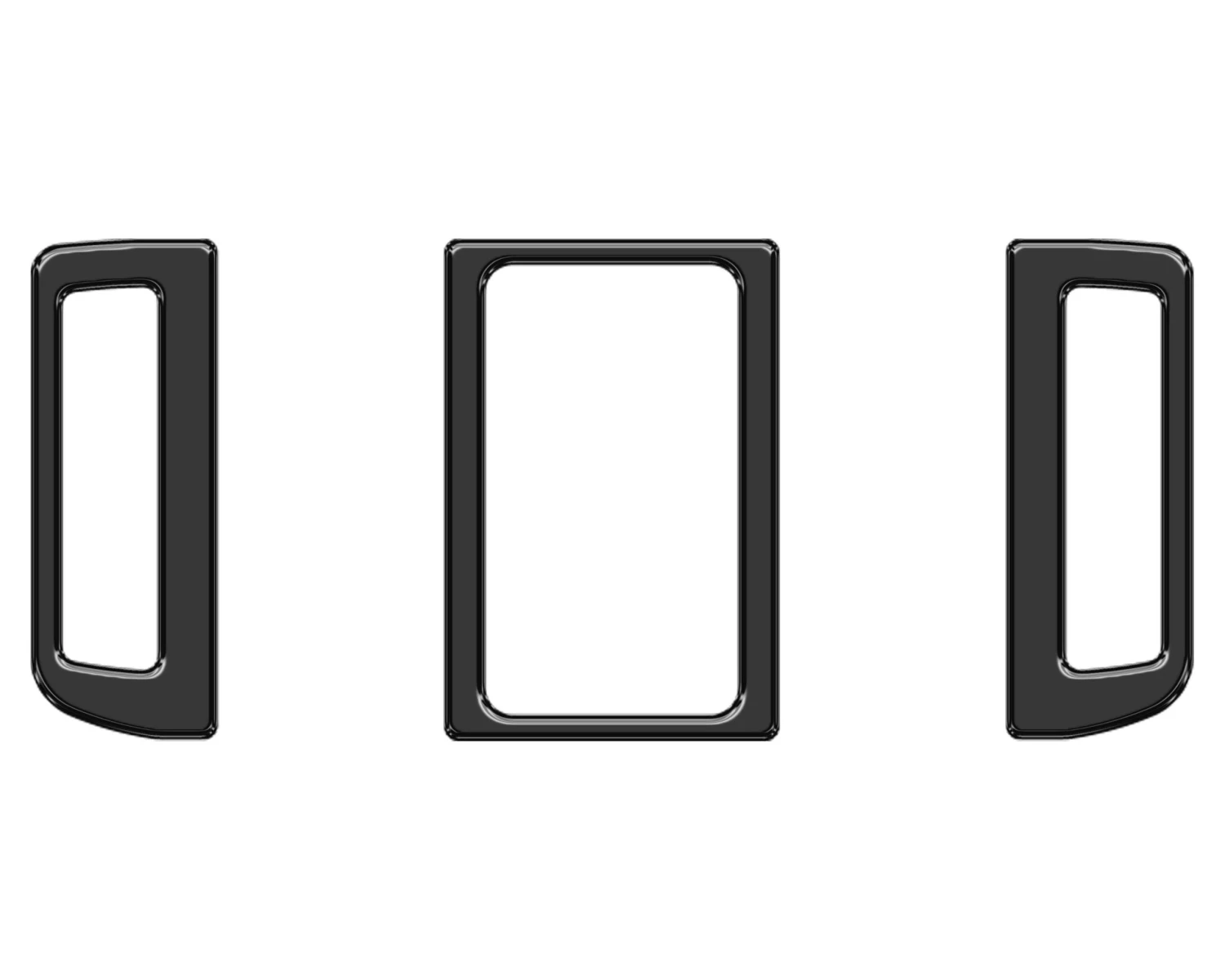 Center Air Vent Accent Trim Fits 2014-2024 Toyota 4Runner 9 Center Air Vent Accent Trim Fits 2014-2024 Toyota 4Runner - Image 7