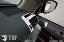 Passenger/Driver Upper Air Vent Accent Trim Fits 2014-2024 Toyota 4Runner -Car Parts Shop RUN012 WHT G