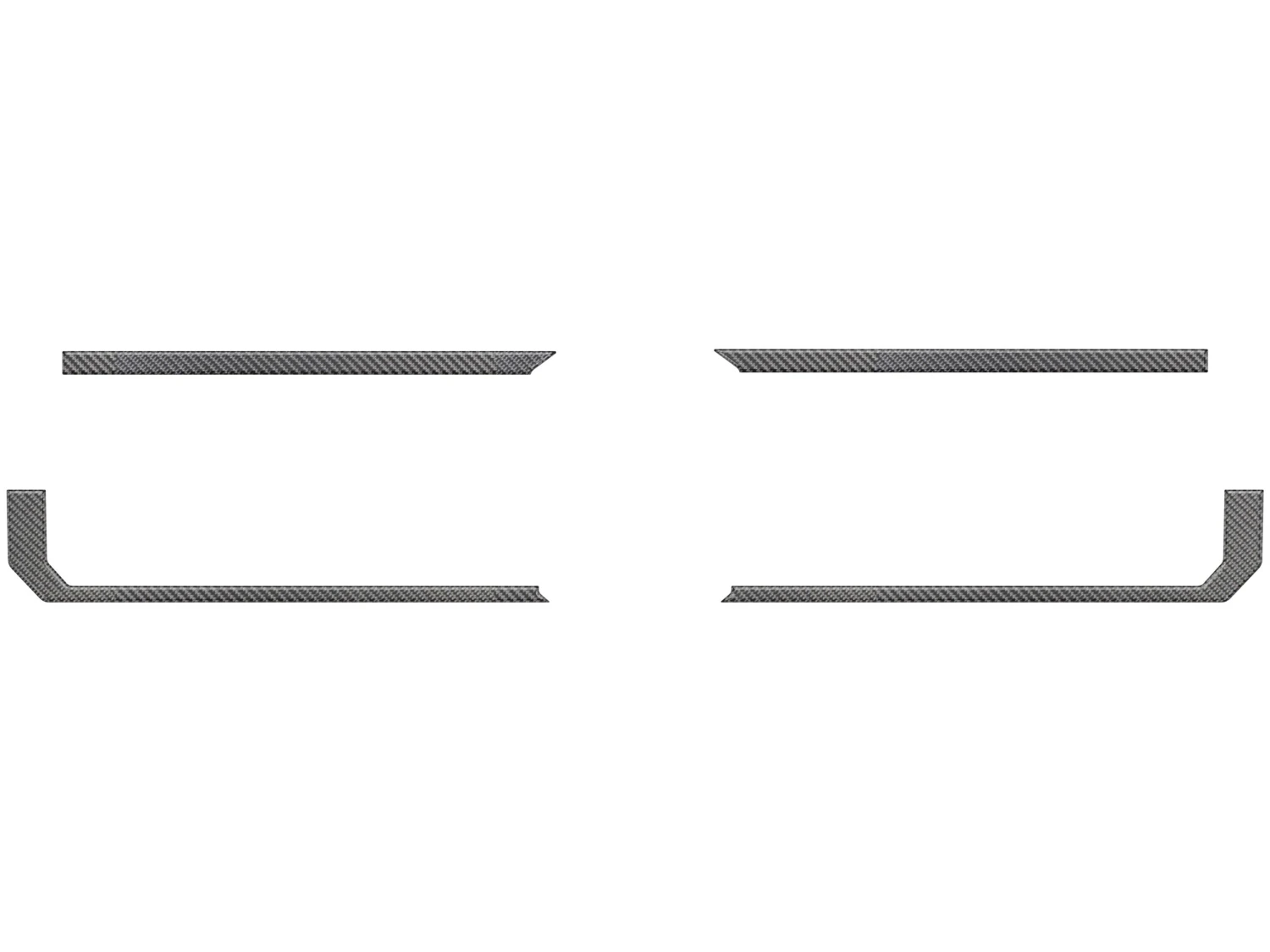 Front Grille Line Accent Trim Fits 2025-2026 Toyota 4Runner 3 Front Grille Line Accent Trim Fits 2025-2026 Toyota 4Runner