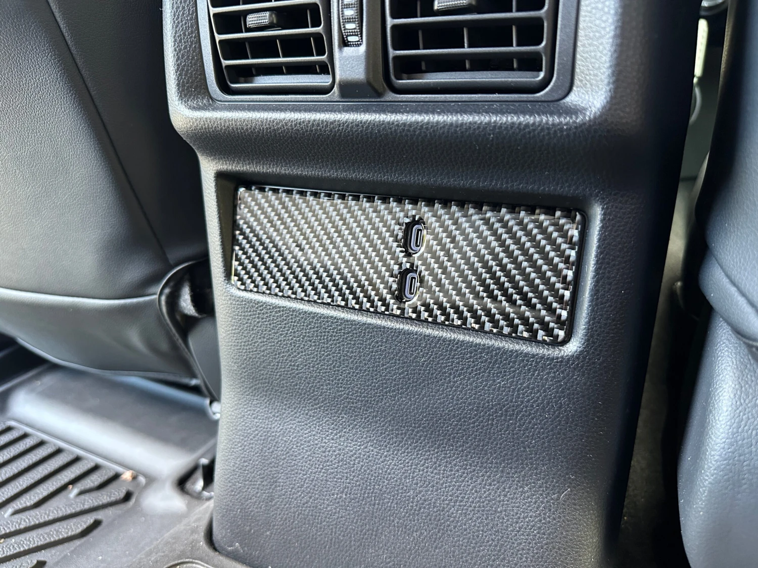 Rear U.S.B Port Accent Trim Fits 2025-2026 Toyota 4Runner 4 Rear U.S.B Port Accent Trim Fits 2025-2026 Toyota 4Runner - Image 2