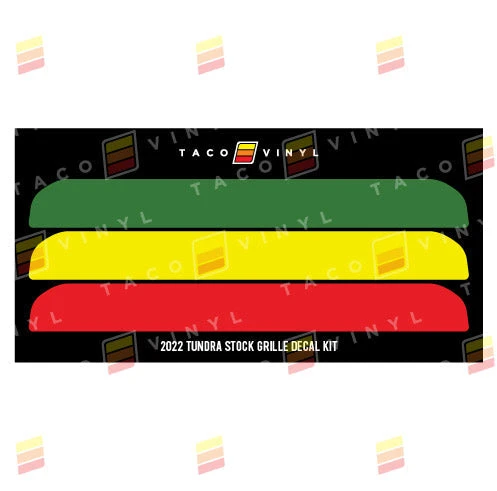 2022+ Tundra Offroad Grille Decal 11 2022+ Tundra Offroad Grille Decal - Image 9
