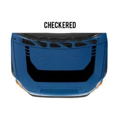 2007-14 FJ Cruiser Checkered Stripe Kit 39 2007-14 FJ Cruiser Checkered Stripe Kit -Car Parts Shop SatinBlack FJ Tacoma Checkered Hood