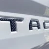 Tailgate Letter Inserts Fits 2016-2023 Toyota Tacoma -Car Parts Shop TAC001 DCF G OPACITY