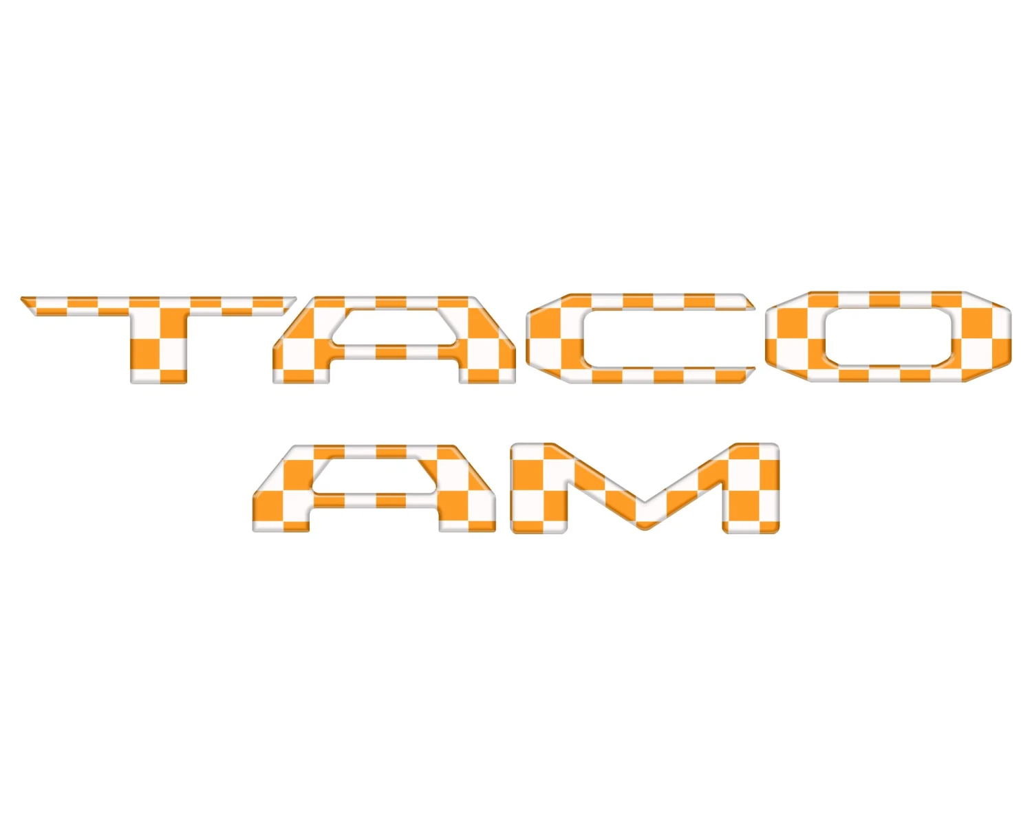 Tennessee Checkerboard Glove Box & Tailgate Letter Inserts Fits 2016-2023 Toyota Tacoma 4 Tennessee Checkerboard Glove Box & Tailgate Letter Inserts Fits 2016-2023 Toyota Tacoma - Image 2