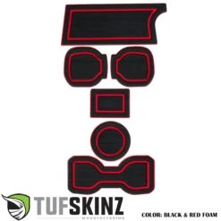 Center Console Cup Holder Inserts Fits 2016-2023 Toyota Tacoma -Car Parts Shop TAC005 FRD X