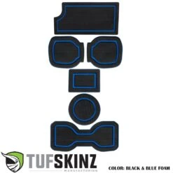 Center Console Cup Holder Inserts Fits 2016-2023 Toyota Tacoma -Car Parts Shop TAC011 FBL X HMTG 0