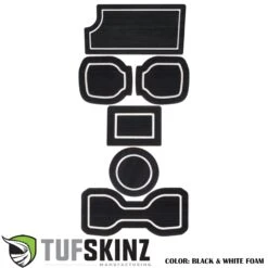 Center Console Cup Holder Inserts Fits 2016-2023 Toyota Tacoma -Car Parts Shop TAC011 FWE X