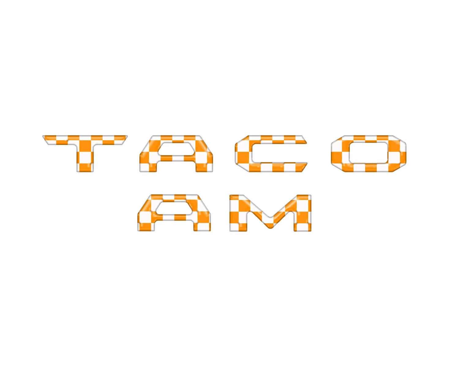 Tennessee Checkerboard Glove Box & Tailgate Letter Inserts Fits 2016-2023 Toyota Tacoma 3 Tennessee Checkerboard Glove Box & Tailgate Letter Inserts Fits 2016-2023 Toyota Tacoma