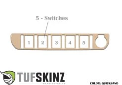 Center Dash Switch Panel Accent Fits 2016-2023 Toyota Tacoma -Car Parts Shop TAC023 GTN G fe5f9c12 5efb 43ff 9b51 3462c20ed4df