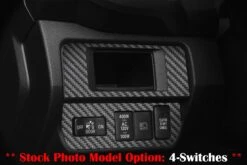 Dim Light Control Accent Trim Fits 2016-2022 Toyota Tacoma -Car Parts Shop TAC026 RCF X c96d0911 4448 46d4 b644 bd6fe7325e0f