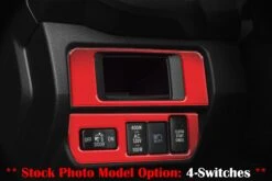 Dim Light Control Accent Trim Fits 2016-2022 Toyota Tacoma -Car Parts Shop TAC026 RED G 24fe7cbe 1286 4f82 a98f 7fca449059a7