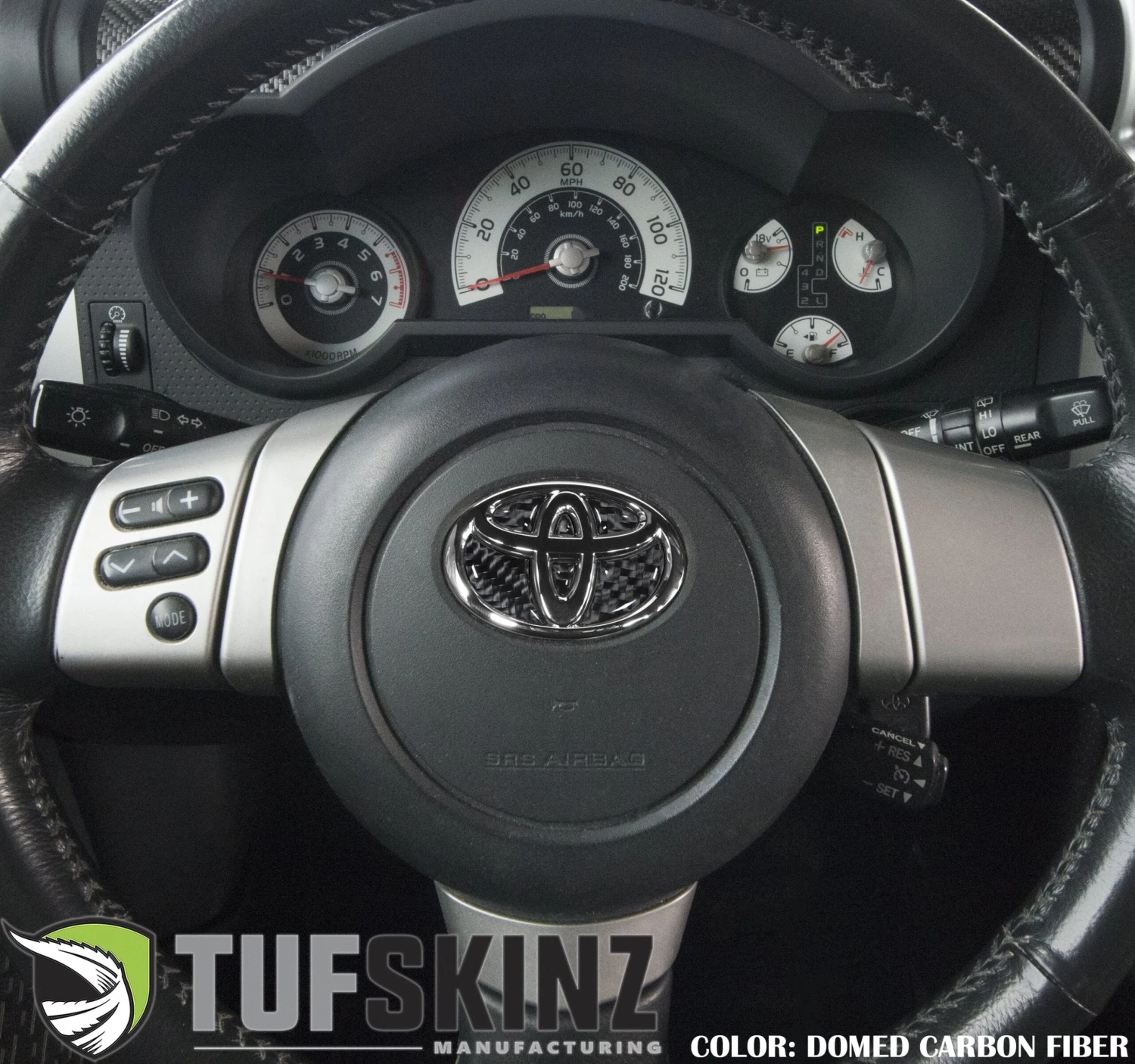 Steering Wheel Emblem Inserts Fits 2007-2014 Toyota FJ Cruiser 5 Steering Wheel Emblem Inserts Fits 2007-2014 Toyota FJ Cruiser - Image 3
