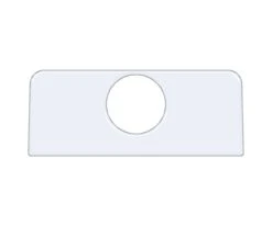 Glove Box Handle Accent Trim Overlay Fits 2016-2023 Toyota Tacoma -Car Parts Shop TAC040 WHT G