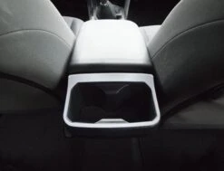 Rear Cup Holder Accent Trim Overlay Fits 2016-2023 Toyota Tacoma 31 Rear Cup Holder Accent Trim Overlay Fits 2016-2023 Toyota Tacoma -Car Parts Shop TAC042 WHT G