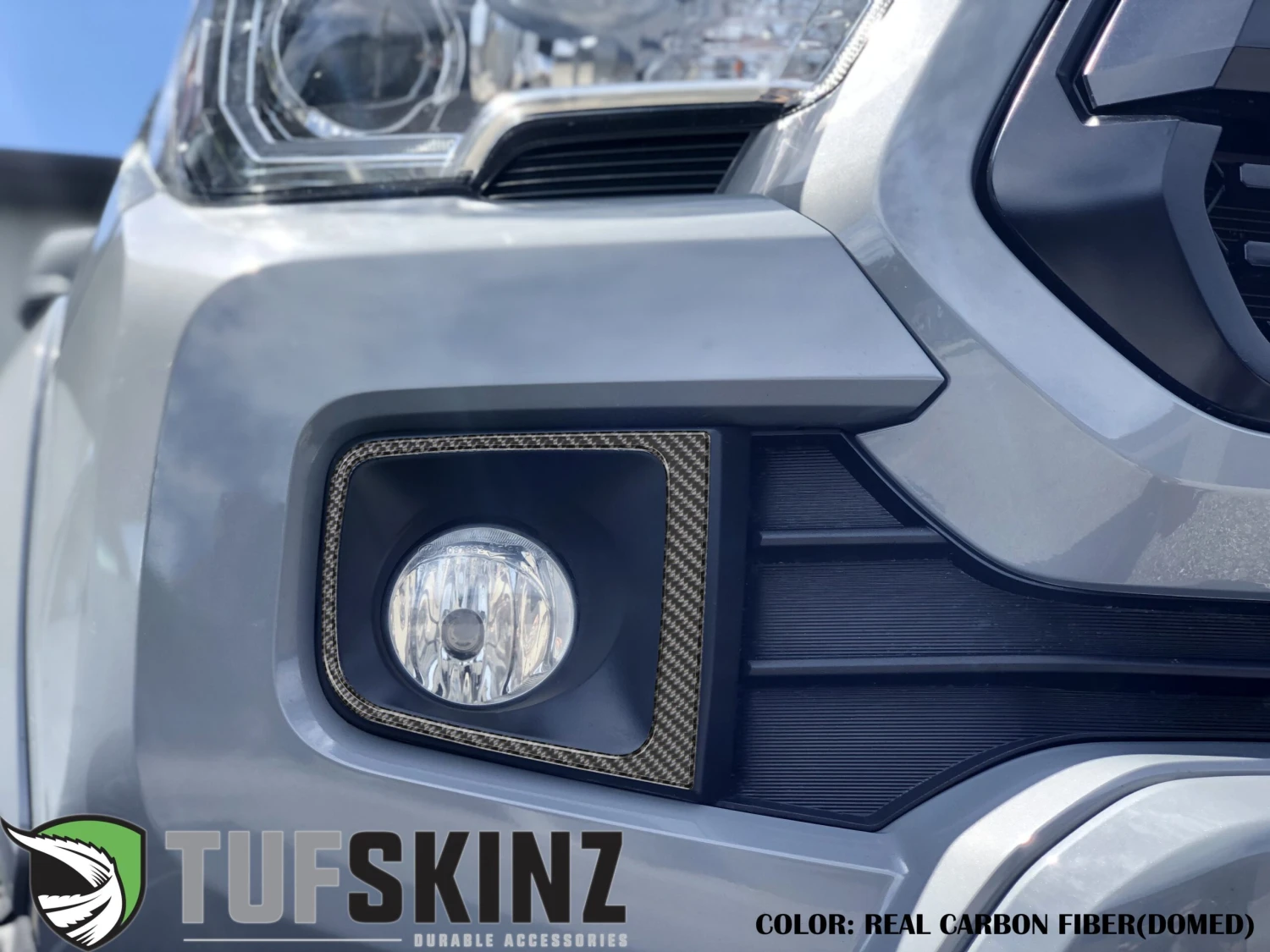 Fog Light Accent Trim Overlays Fits 2016-2023 Toyota Tacoma 4 Fog Light Accent Trim Overlays Fits 2016-2023 Toyota Tacoma - Image 2