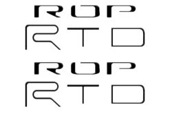 Bed Side Letter Inserts Fits 2022-2023 Toyota Tacoma TRD Pro -Car Parts Shop TAC117 BLK G