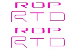 Bed Side Letter Inserts Fits 2022-2023 Toyota Tacoma TRD Pro -Car Parts Shop TAC117 HPK G